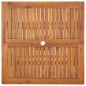 vidaXL Juego de comedor de jardín 5 piezas madera maciza de acacia vidaXL Juego de comedor de jardín 5 piezas madera maciza de acacia