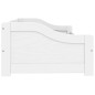 vidaXL Sofá cama con 2 cajones madera maciza pino blanca IRUN 90x200cm vidaXL Sofá cama con 2 cajones madera maciza pino blanca IRUN 90x200cm
