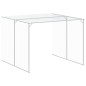 vidaXL Caseta perros con corral acero galvanizado gris 214x1069x181 cm vidaXL Caseta perros con corral acero galvanizado gris 214x1069x181 cm