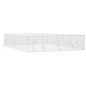 vidaXL Perrera de exterior acero galvanizado plateado 8x12x2 m vidaXL Perrera de exterior acero galvanizado plateado 8x12x2 m