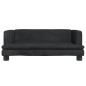 vidaXL Sofá para niños de terciopelo negro 80x45x30 cm vidaXL Sofá para niños de terciopelo negro 80x45x30 cm
