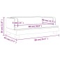 vidaXL Sofá para niños de terciopelo negro 80x45x30 cm vidaXL Sofá para niños de terciopelo negro 80x45x30 cm