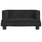vidaXL Sofá para niños de terciopelo negro 60x40x30 cm vidaXL Sofá para niños de terciopelo negro 60x40x30 cm