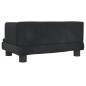 vidaXL Sofá para niños de terciopelo negro 60x40x30 cm vidaXL Sofá para niños de terciopelo negro 60x40x30 cm