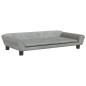 vidaXL Sofá para niños de terciopelo gris claro 100x50x26 cm vidaXL Sofá para niños de terciopelo gris claro 100x50x26 cm