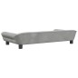 vidaXL Sofá para niños de terciopelo gris claro 100x50x26 cm vidaXL Sofá para niños de terciopelo gris claro 100x50x26 cm