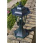 vidaXL Lámpara de jardín 2 uds aluminio verde oscuro/negro vidaXL Lámpara de jardín 2 uds aluminio verde oscuro/negro