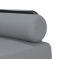 vidaXL Sofá cama en forma de L tela gris claro 260x140x70 cm vidaXL Sofá cama en forma de L tela gris claro 260x140x70 cm