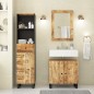 vidaXL Conjunto de muebles de baño 3 piezas madera maciza de mango vidaXL Conjunto de muebles de baño 3 piezas madera maciza de mango