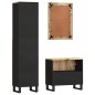 vidaXL Conjunto de muebles de baño 3 piezas madera maciza de mango vidaXL Conjunto de muebles de baño 3 piezas madera maciza de mango