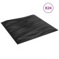 vidaXL Paneles de pared 24 uds XPS piedra negro 50x50 cm 6 m² vidaXL Paneles de pared 24 uds XPS piedra negro 50x50 cm 6 m²
