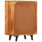 vidaXL Cómoda de cajones metal y madera maciza de acacia 55x30x75 cm vidaXL Cómoda de cajones metal y madera maciza de acacia 55x30x75 cm