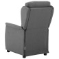 vidaXL Sillón reclinable de tela gris claro vidaXL Sillón reclinable de tela gris claro