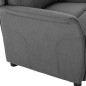 vidaXL Sillón reclinable de tela gris claro vidaXL Sillón reclinable de tela gris claro