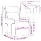 vidaXL Sillón reclinable de tela gris claro vidaXL Sillón reclinable de tela gris claro