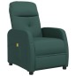 vidaXL Sillón de masaje de tela verde oscuro vidaXL Sillón de masaje de tela verde oscuro