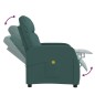 vidaXL Sillón de masaje de tela verde oscuro vidaXL Sillón de masaje de tela verde oscuro