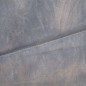 vidaXL Sillón de cuero de cabra real gris 60x80x87 cm