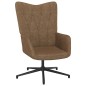 vidaXL Silla de relajación con reposapiés tela gris taupe vidaXL Silla de relajación con reposapiés tela gris taupe
