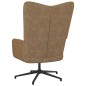 vidaXL Silla de relajación con reposapiés tela gris taupe vidaXL Silla de relajación con reposapiés tela gris taupe