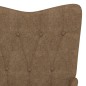vidaXL Silla de relajación con reposapiés tela gris taupe vidaXL Silla de relajación con reposapiés tela gris taupe
