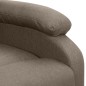 vidaXL Sillón de masaje elevable tela gris taupé vidaXL Sillón de masaje elevable tela gris taupé