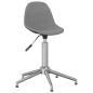 vidaXL Sillas de comedor giratorias 2 unidades tela gris claro vidaXL Sillas de comedor giratorias 2 unidades tela gris claro
