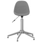 vidaXL Sillas de comedor giratorias 2 unidades tela gris claro vidaXL Sillas de comedor giratorias 2 unidades tela gris claro