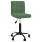 vidaXL Sillas de comedor giratorias 2 unidades terciopelo verde oscuro vidaXL Sillas de comedor giratorias 2 unidades terciopelo verde oscuro