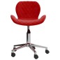 vidaXL Sillas de comedor giratorias 2 unidades terciopelo rojo tinto vidaXL Sillas de comedor giratorias 2 unidades terciopelo rojo tinto
