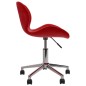 vidaXL Sillas de comedor giratorias 2 unidades terciopelo rojo tinto vidaXL Sillas de comedor giratorias 2 unidades terciopelo rojo tinto