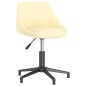 vidaXL Sillas de comedor giratorias 2 uds terciopelo crema vidaXL Sillas de comedor giratorias 2 uds terciopelo crema
