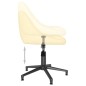 vidaXL Sillas de comedor giratorias 2 uds terciopelo crema vidaXL Sillas de comedor giratorias 2 uds terciopelo crema