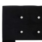 vidaXL Estructura de cama de terciopelo negra 90x200 cm