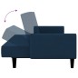 vidaXL Sofá cama de 2 plazas terciopelo azul vidaXL Sofá cama de 2 plazas terciopelo azul