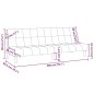 vidaXL Sofá cama de 2 plazas tela gris claro