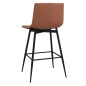 vidaXL Taburete de cocina de cuero sintético marrón vidaXL Taburete de cocina de cuero sintético marrón