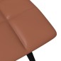 vidaXL Taburete de cocina de cuero sintético marrón vidaXL Taburete de cocina de cuero sintético marrón