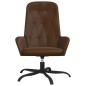vidaXL Sillón de relax de cuero sintético brillante marrón vidaXL Sillón de relax de cuero sintético brillante marrón