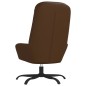 vidaXL Sillón de relax de cuero sintético brillante marrón vidaXL Sillón de relax de cuero sintético brillante marrón