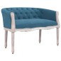 vidaXL Banco de terciopelo azul 98x56x69 cm vidaXL Banco de terciopelo azul 98x56x69 cm
