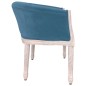 vidaXL Banco de terciopelo azul 98x56x69 cm vidaXL Banco de terciopelo azul 98x56x69 cm
