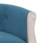 vidaXL Banco de terciopelo azul 98x56x69 cm vidaXL Banco de terciopelo azul 98x56x69 cm