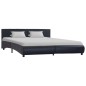 vidaXL Estructura de cama con LED cuero sintético negro 180x200 cm vidaXL Estructura de cama con LED cuero sintético negro 180x200 cm