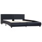 vidaXL Estructura de cama con LED cuero sintético negro 180x200 cm vidaXL Estructura de cama con LED cuero sintético negro 180x200 cm