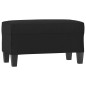 vidaXL Banco de cuero sintético negro 70x35x41 cm vidaXL Banco de cuero sintético negro 70x35x41 cm