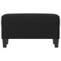 vidaXL Banco de cuero sintético negro 70x35x41 cm vidaXL Banco de cuero sintético negro 70x35x41 cm