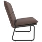 vidaXL Banco de cuero sintético marrón 100x75x76 cm vidaXL Banco de cuero sintético marrón 100x75x76 cm