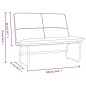 vidaXL Banco de cuero sintético marrón 100x75x76 cm vidaXL Banco de cuero sintético marrón 100x75x76 cm