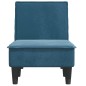 vidaXL Sofá diván de terciopelo azul vidaXL Sofá diván de terciopelo azul